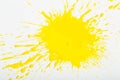 Deep yellow paint spot