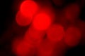 Deeply red bokeh on the black background Royalty Free Stock Photo