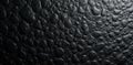 Deeply textured black leather, fine grain visible , aged, wallpaper, black Royalty Free Stock Photo
