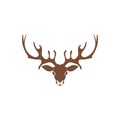 Deer antler ilustration logo vector Royalty Free Stock Photo