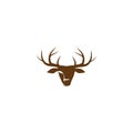 Deer antler ilustration logo vector Royalty Free Stock Photo