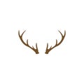 Deer Antlers Logo Template Illustration Design Royalty Free Stock Photo