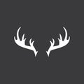 Deer Antlers Logo Template Illustration Design Royalty Free Stock Photo