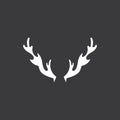 Deer Antlers Logo Template Illustration Design Royalty Free Stock Photo