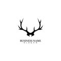 Deer Antlers Logo Template Illustration Design Royalty Free Stock Photo