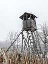 Deer blind Royalty Free Stock Photo