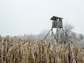 Deer blind Royalty Free Stock Photo