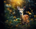 deer Captivating of a deer deer generative captivating nature forest animal