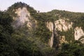 Deer Cave Cliff Mulu National Park Borneo Royalty Free Stock Photo