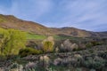 Deer Creek Reservoir Dam Trailhead hiking trail  Panoramic Landscape views by Heber, Wasatch Front Rocky Mountains. Utah, United S Royalty Free Stock Photo