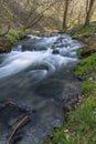 Deer Creek Waterfall In Spring Royalty Free Stock Photo