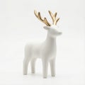 Deer Figurine with Antlers Royalty Free Stock Photo