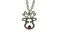 Deer head on a chain