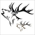 Deer head Royalty Free Stock Photo