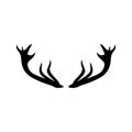 Deer horns icon, Antlers icon Royalty Free Stock Photo