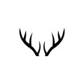 Deer horns icon, Antlers icon Royalty Free Stock Photo