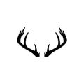 Deer horns icon, Antlers icon Royalty Free Stock Photo