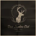 Deer Hunters Club Royalty Free Stock Photo