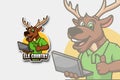 Deer Laptop Logo