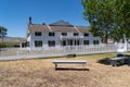 Farmhouse at the Grant-Kohrs Ranch National Historic Site, taken on a sunny day