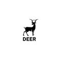 Deer Logo Icon Design, Deer logo template icon design vector, deer icon, deer illustration, deer vector design template, Nature de Royalty Free Stock Photo