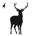 Deer logo icon Royalty Free Stock Photo
