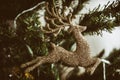 Deer Shaped Christmas Tree Ornament