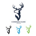 Deer Stag Concept Logo Design Royalty Free Stock Photo