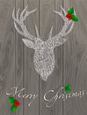 Deer thread christmas