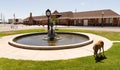 Deer Town Square Fountain Railroad Depot Cheyenne Wyoming