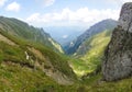 Deer Valley, Valea Cerbului, from Bucegi mountains Royalty Free Stock Photo