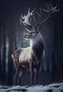 deer in the woods