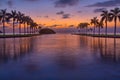 Pastel Sunrise in Miami - The Deering Estate Royalty Free Stock Photo