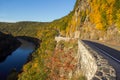 Deerpark, NY / United States - Oct. 10, 2015: a view of Upper Delaware Scenic Byway