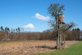 Deerstand, Eifel, Germany Royalty Free Stock Photo