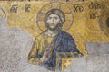 The Deesis mosaic in Hagia Sophia Museum, Istanbul