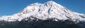 Snow-Covered Mount Rainier on a Clear Day, Washington State, USA Royalty Free Stock Photo