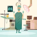 Defeat Cancer Surgery Orthogonal Composition Royalty Free Stock Photo