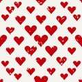 Defective old hearts seamless pattern background for use in design for valentines day or wedding