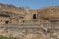 Defence walls of Bilhorod-Dnistrovskyi fortress or Akkerman fortress Royalty Free Stock Photo