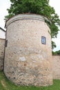 Defend tower on palace Breznice Royalty Free Stock Photo