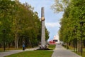 Defenders memorial in the Victory Park in Oryol city