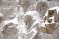 Defenders of Stalingrad on a bas-relief of Wall ruins