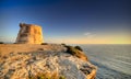 Defense tower of Punta Prima Royalty Free Stock Photo