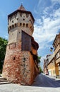 Defense tower in Sibiu, Romania Royalty Free Stock Photo