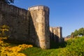Defensive buildings of the Middle Ages. Walls Provins Royalty Free Stock Photo