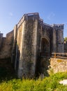 Defensive buildings of the Middle Ages. Walls Provins Royalty Free Stock Photo