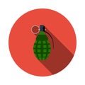 Defensive Grenade Icon Royalty Free Stock Photo