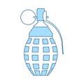 Defensive Grenade Icon Royalty Free Stock Photo
