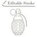 Defensive Grenade Icon Royalty Free Stock Photo